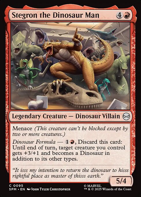 Stegron the Dinosaur Man (Foil)