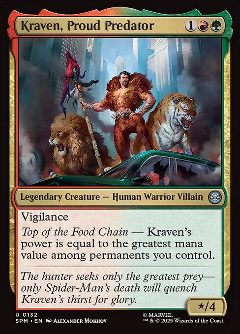Kraven, Proud Predator (Foil)