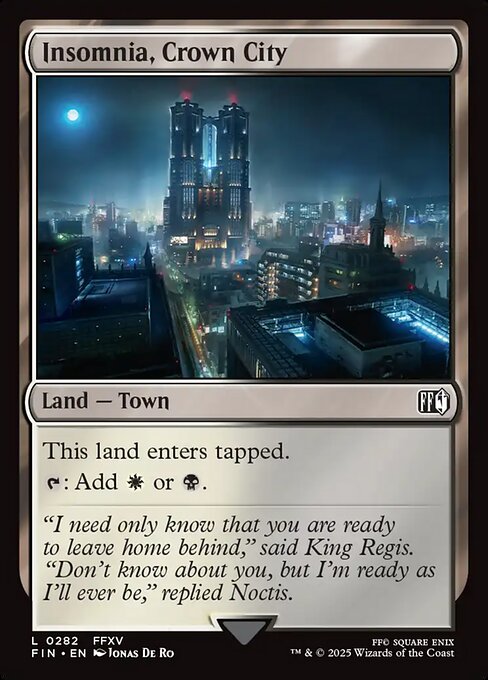 Insomnia, Crown City (Foil)