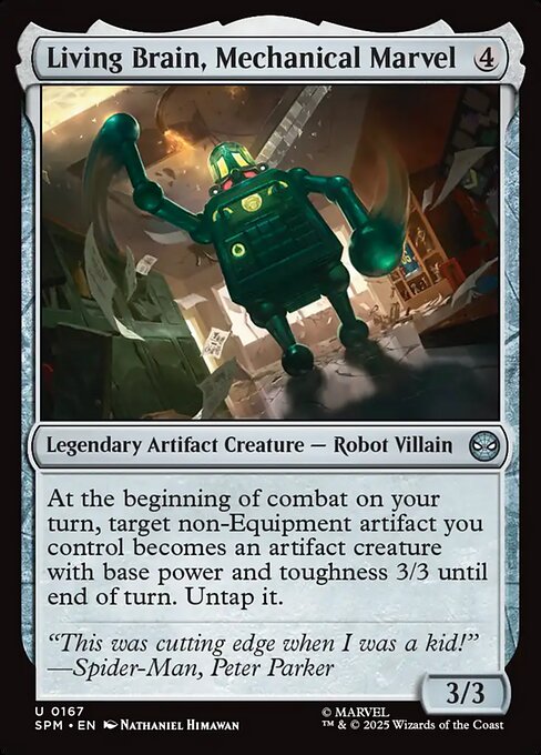 Living Brain, Mechanical Marvel (Foil)