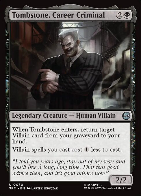 Tombstone, Career Criminal (Foil)