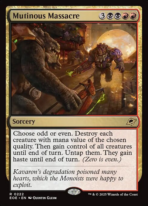 Mutinous Massacre (Foil)