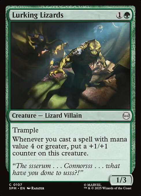 Lurking Lizards (Foil)