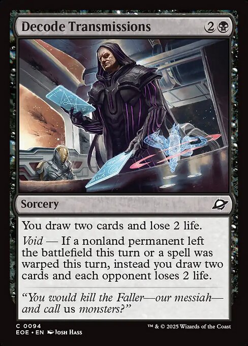 Decode Transmissions (Foil)